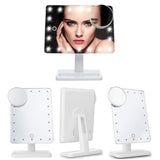 Portable Table 20 LEDs Lamp Luminous Cosmetic Mirror