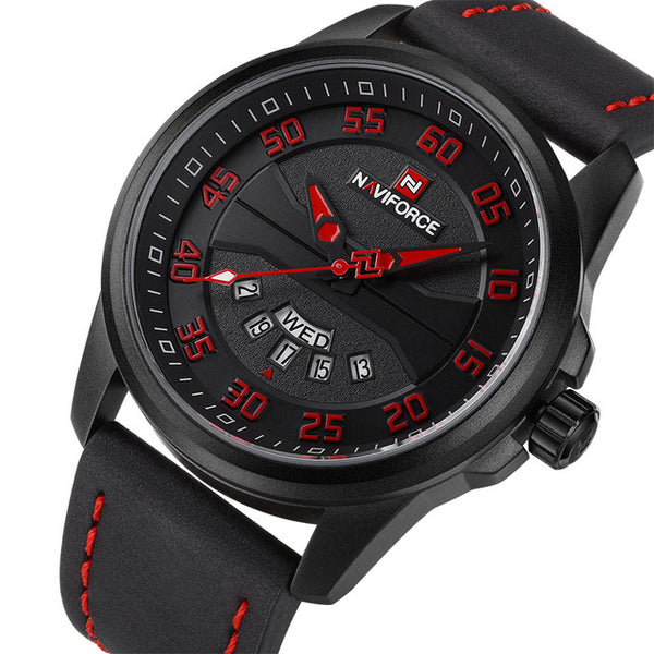New Luxury Brand NAVIFORCE Men Fashion Casual Watches Men's Quartz Clock Man Leather Strap Army Military Sports Wrist Watch