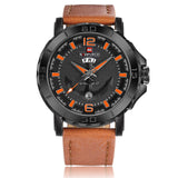 2018 New Top Luxury Brand Naviforce Leather Strap Sports Watches Men Quartz Clock Sports Military Wrist Watch Relogio masculino